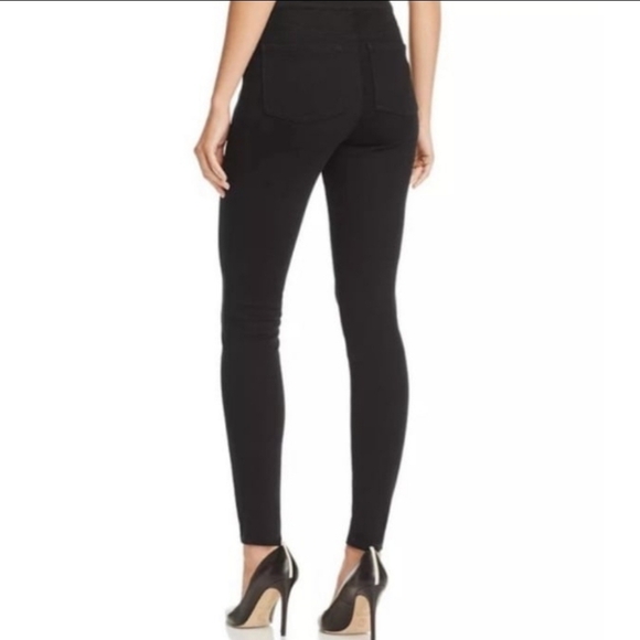 Spanx Jean-ish Ankle Leggings Black Stretch Slimming Pants Size Large - Picture 3 of 11